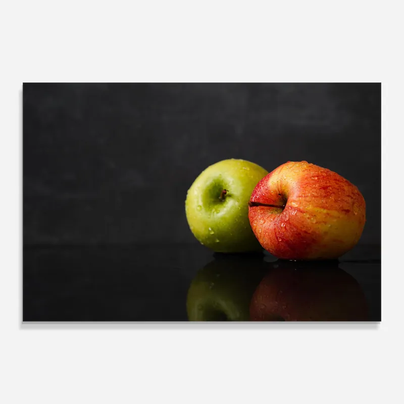 Sichere Zahlung Glasbild Wet Apple
