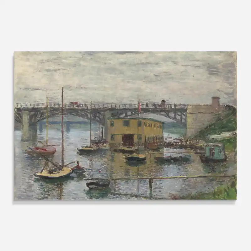 Neue Kollektion Glasbild Bridge At Argenteuil Monet