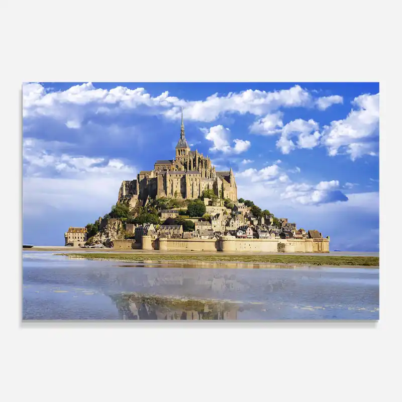 Expressversand Glasbild Mont Saint France