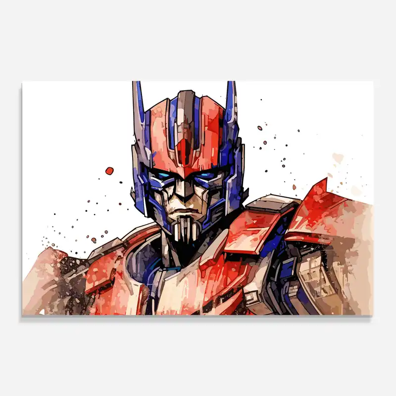 Glasbild Optimus Prime Heißes Angebot