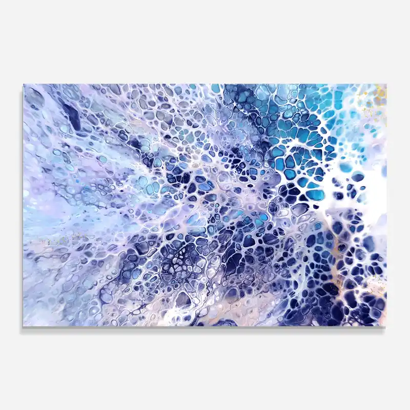 Glasbild Pretty Purple Water Kracherpreis