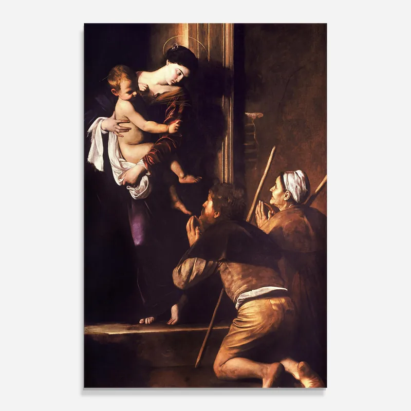 Preisknaller Glasbild Madonna Di Loreto