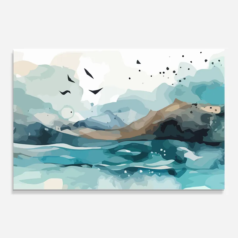 Glasbild Water Birds Garantierte Lieferung