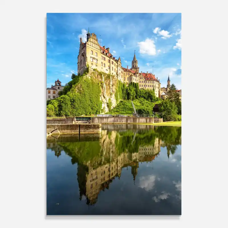 Glasbild Sigmaringen Castle Germany Online Kaufen