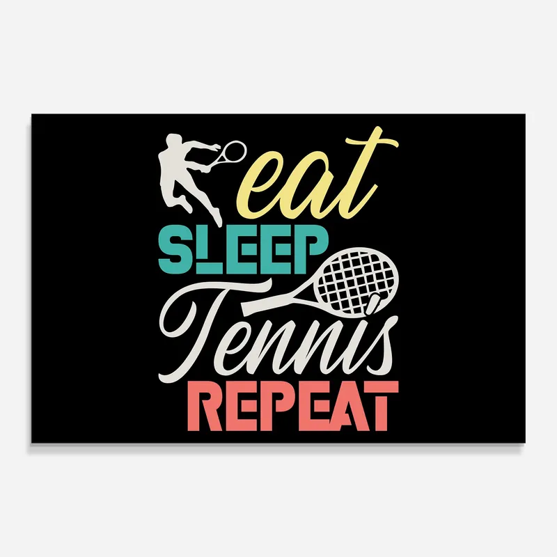 Glasbild Tennis Repeat Bestseller