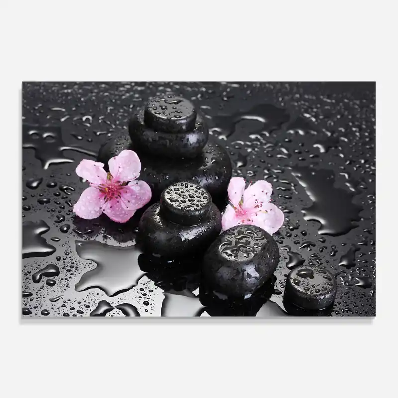 Glasbild Sakura Stones Günstig