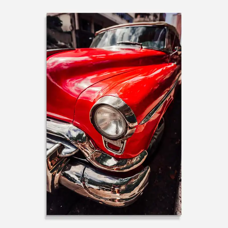 Glasbild Shiny Old Car Expressversand