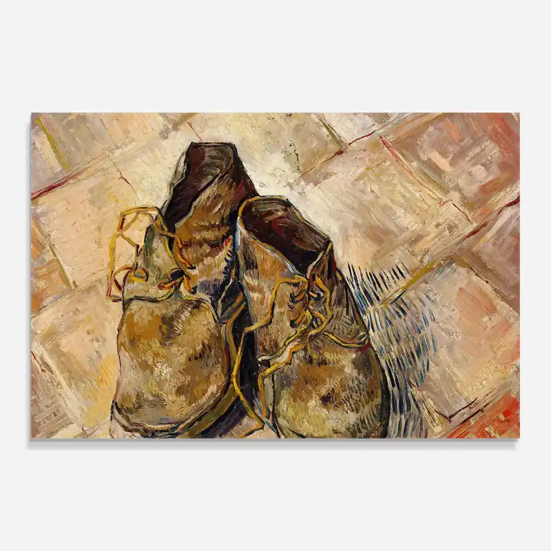 Solange Der Vorrat Reicht Glasbild Shoes Van Gogh