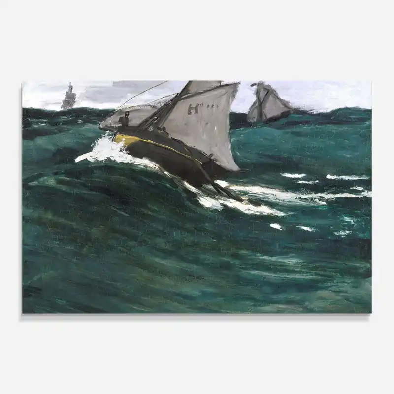 Glasbild The Green Wave Direkt Vom Hersteller