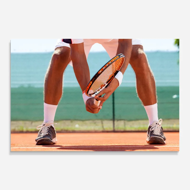 Mega-Angebot Glasbild Tennis Player In Action