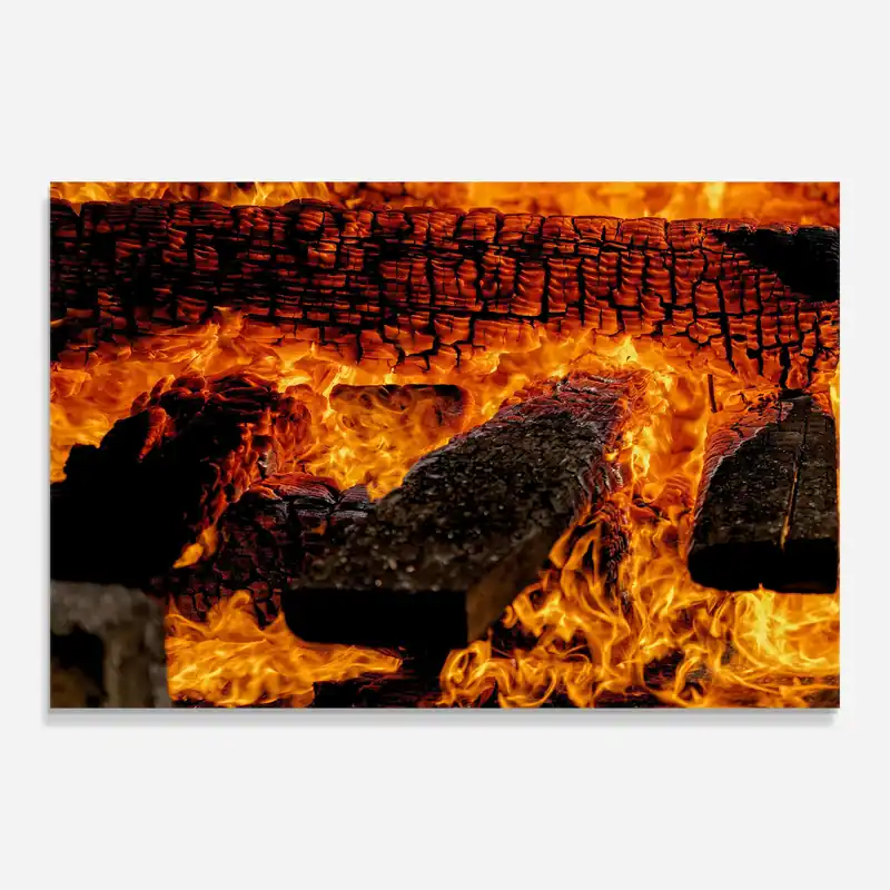 Glasbild Inferno Heat Neuheit