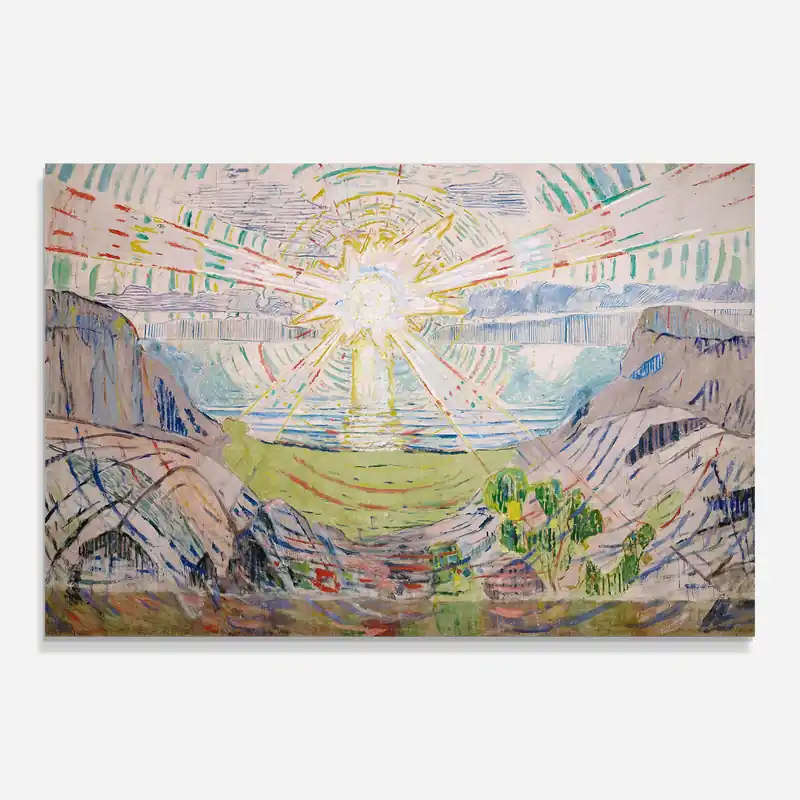Glasbild The Sun Art Online Kaufen
