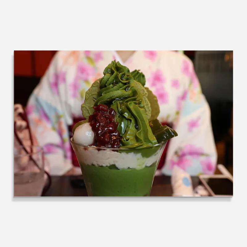 Glasbild Pistachio Dessert Neue Kollektion