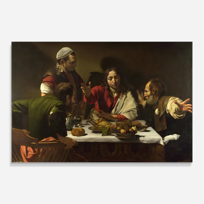 Mega-Angebot Glasbild Supper At Emmaus