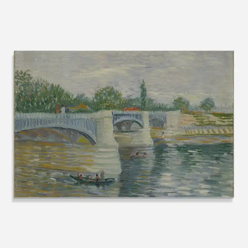 Glasbild De Brug Gratis Versand