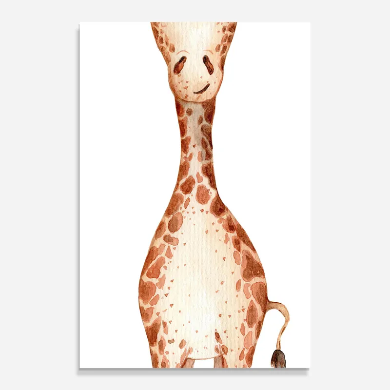 Glasbild Girafa Calma Super-Preis