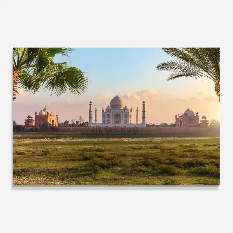 Top-Seller Glasbild Taj Mahal India