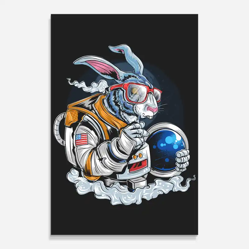Glasbild Moon Bunny Sonderaktion