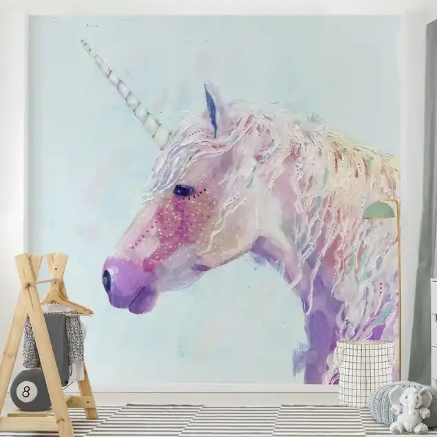 Mystisches Einhorn II Fototapete • Vliestapete + Kleister • hergestellt in Deutschland Nur Für Kurze Zeit