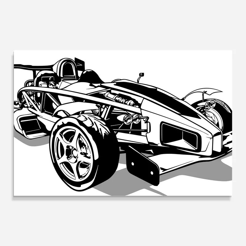 Online Kaufen Glasbild Race F1 Car
