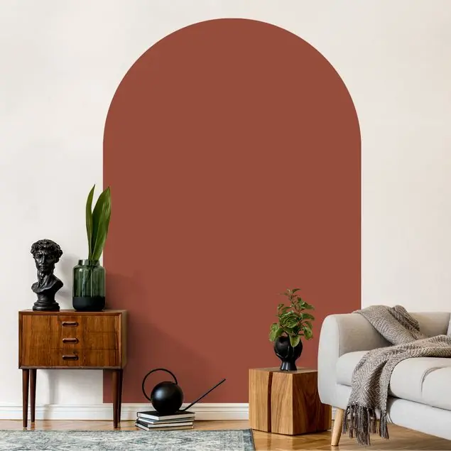 Sichere Zahlung Terracotta Rundbogen Tapete