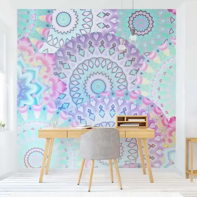 Direkt Vom Hersteller Sommerträume Mandalas Fototapete • Vliestapete + Kleister • hergestellt in Deutschland