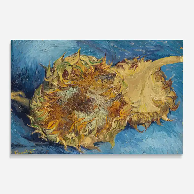 Schneller Versand Glasbild Sunflowers Van Gogh