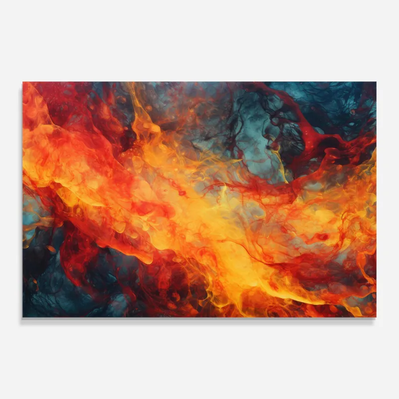 Jetzt Kaufen Glasbild Inferno Burst