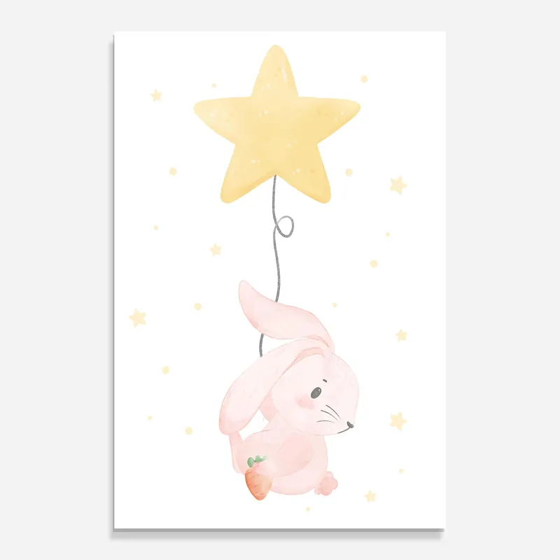 Glasbild Star Bunny Online Kaufen