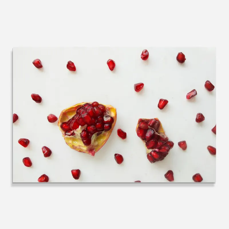 Neuheit Glasbild Pomegranate Seeds