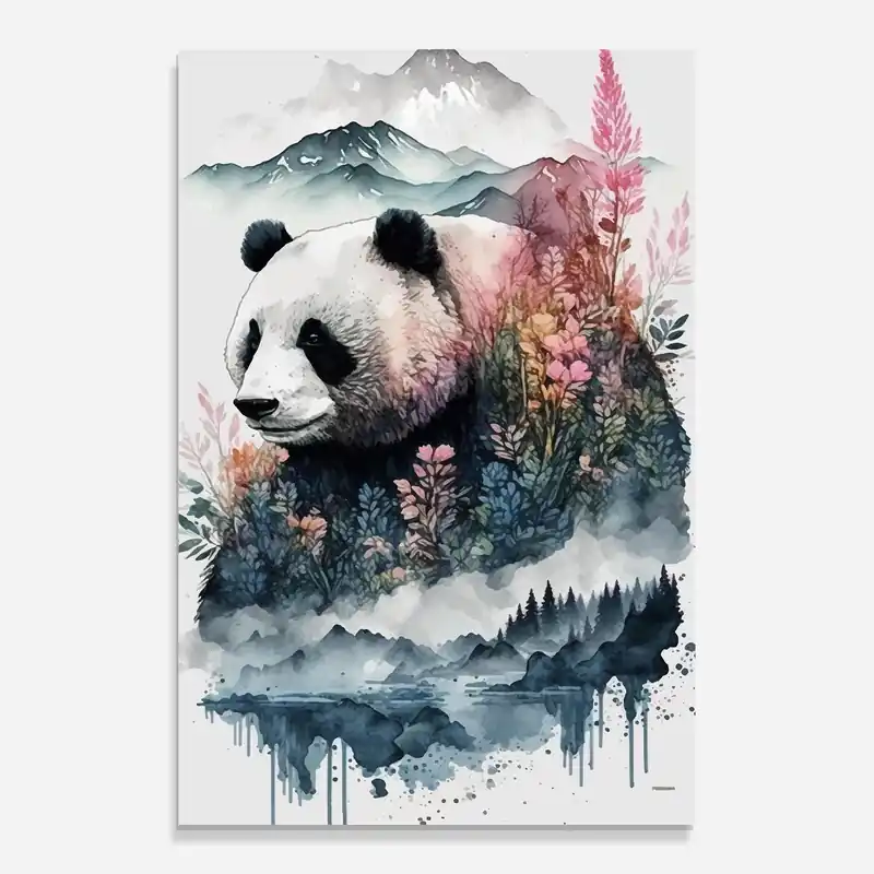 Glasbild Panda Art Mega-Angebot