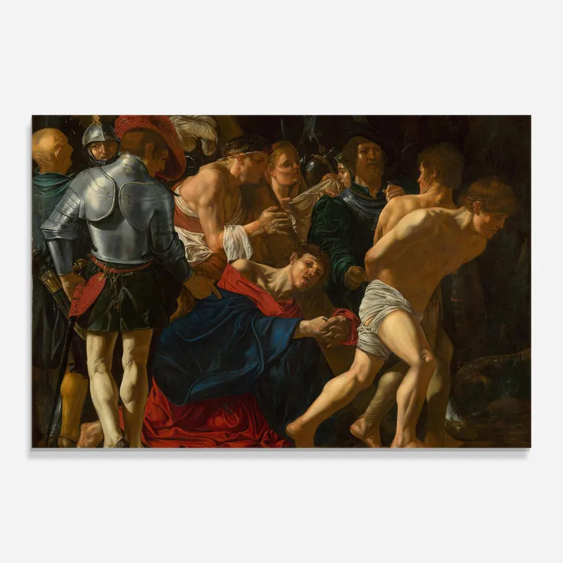 Kostenfreie Lieferung Glasbild Fall Of Christ Calvary