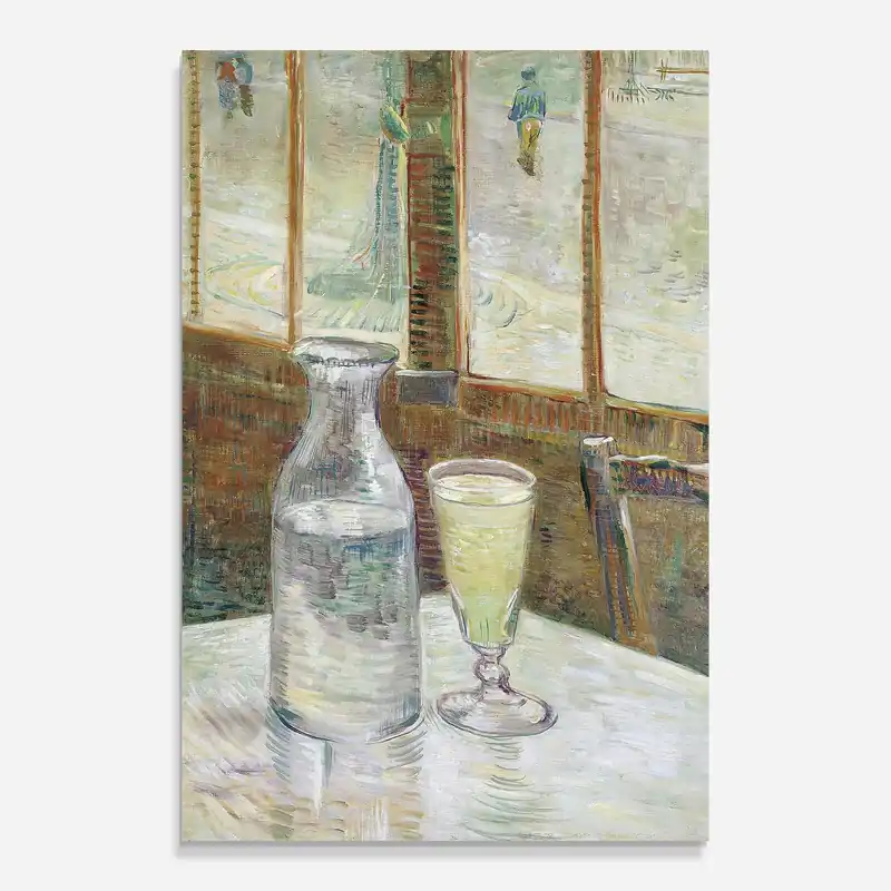 Glasbild Cafetafel Met Absint Kracherpreis