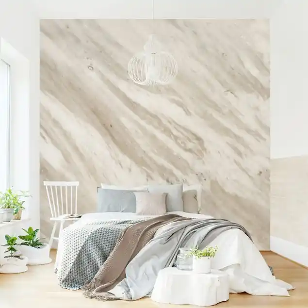 Palissandro Marmor Beige Fototapete • Vliestapete + Kleister • hergestellt in Deutschland Preis Gesenkt