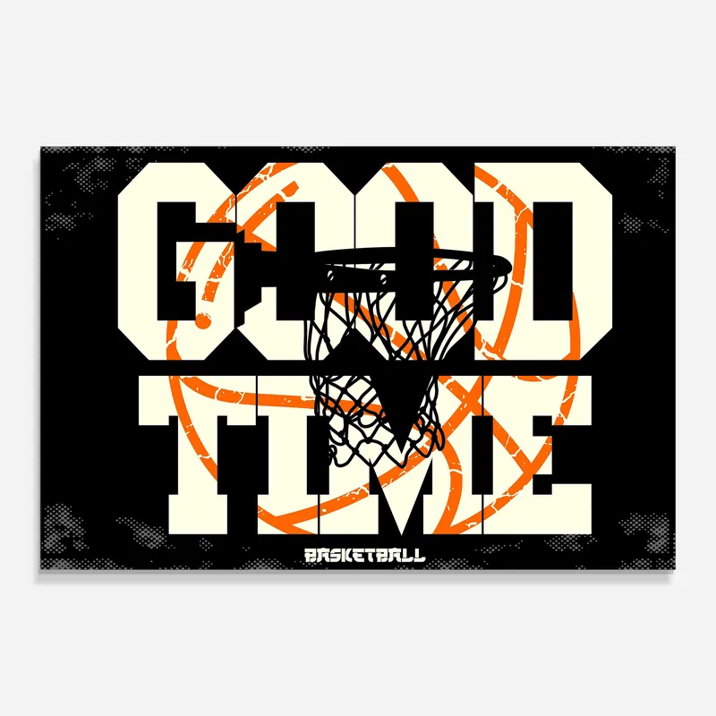 Garantierte Lieferung Glasbild Good Time Basket
