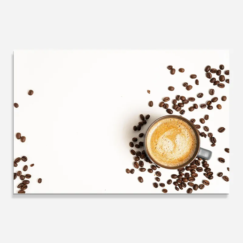 Glasbild Morning Coffee Markenprodukt
