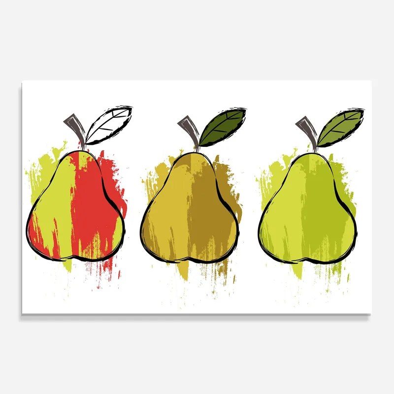 Glasbild Pears Kostenfreie Lieferung