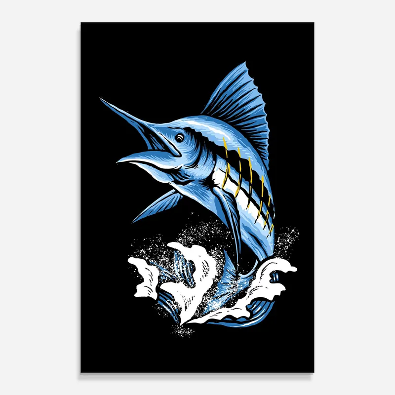 Sofort Bestellen Glasbild Sword Fish