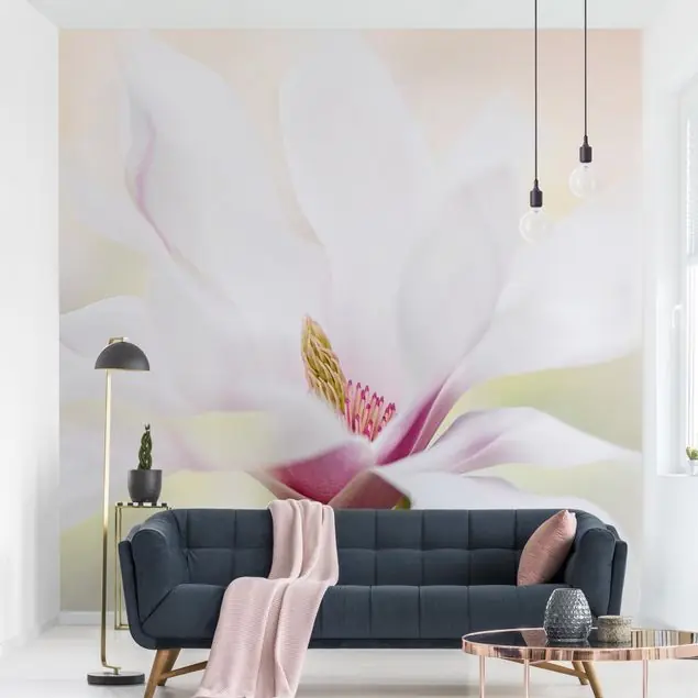 Rabatt Zarte Magnolienblüte Fototapete • Vliestapete + Kleister • hergestellt in Deutschland