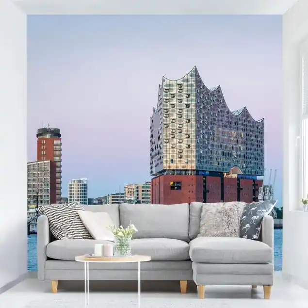 Elbphilharmonie Hamburg Fototapete • Vliestapete + Kleister • hergestellt in Deutschland Neue Kollektion