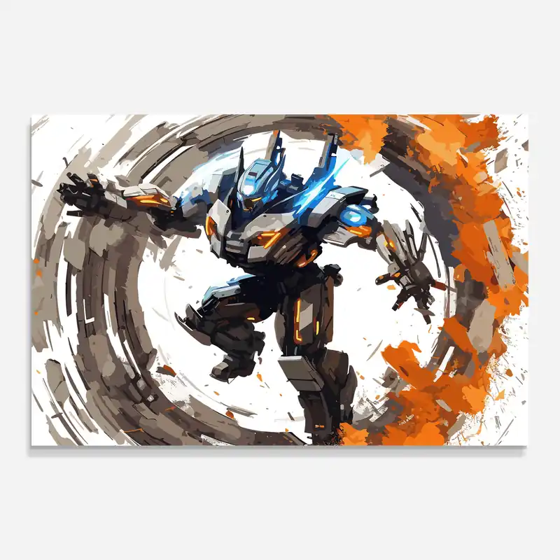 Neuheit Glasbild The Last Spark