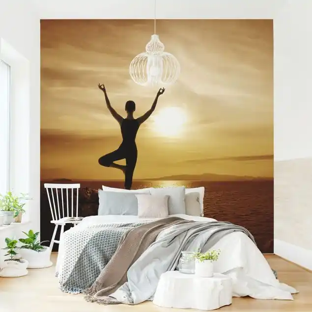Bestseller Yoga Fototapete • Vliestapete + Kleister • hergestellt in Deutschland