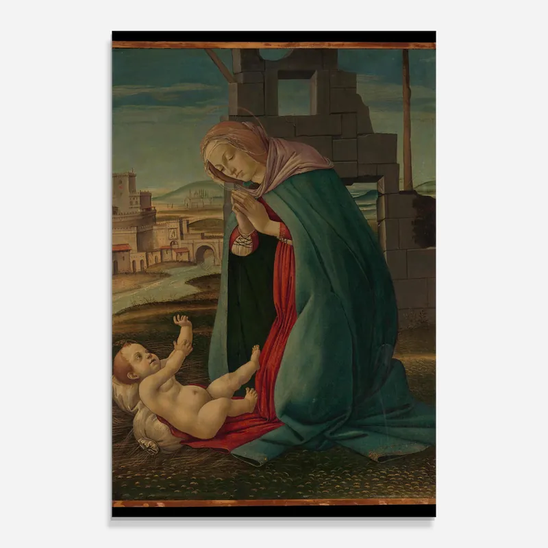 Glasbild Praying For Baby Kostenloser Rückversand