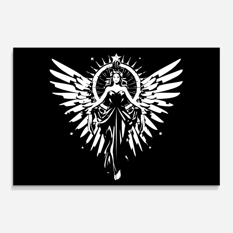 Glasbild Jewels Angel Begrenztes Angebot