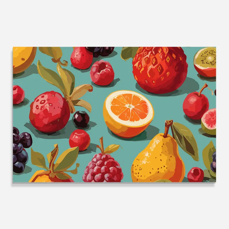 Saisonangebot Glasbild Pretty Fruits