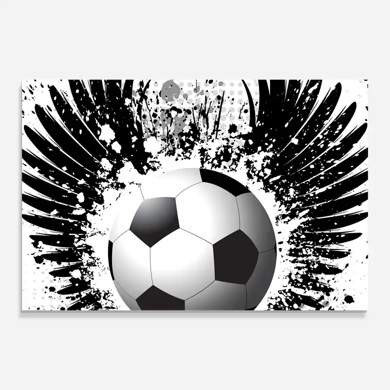 Glasbild Wing Football Kostenfreie Lieferung
