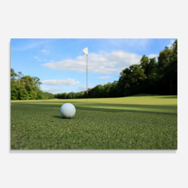 Markenprodukt Glasbild Small Golf Ball