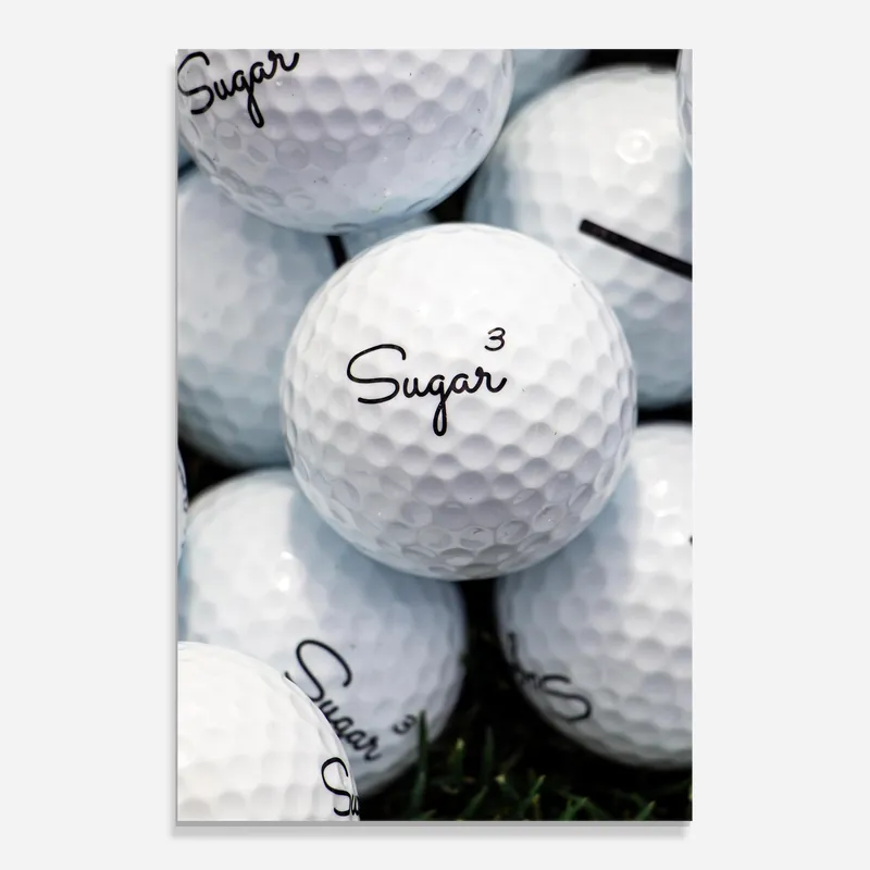 Saisonangebot Glasbild Sugar Ball Close Up
