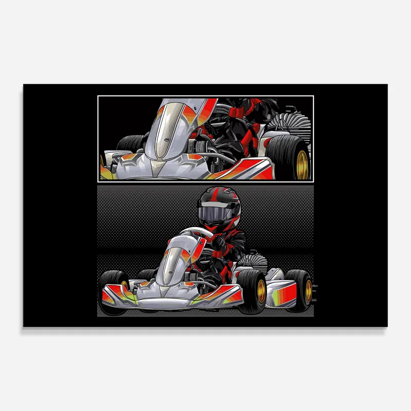 Glasbild Race Car Jetzt Kaufen