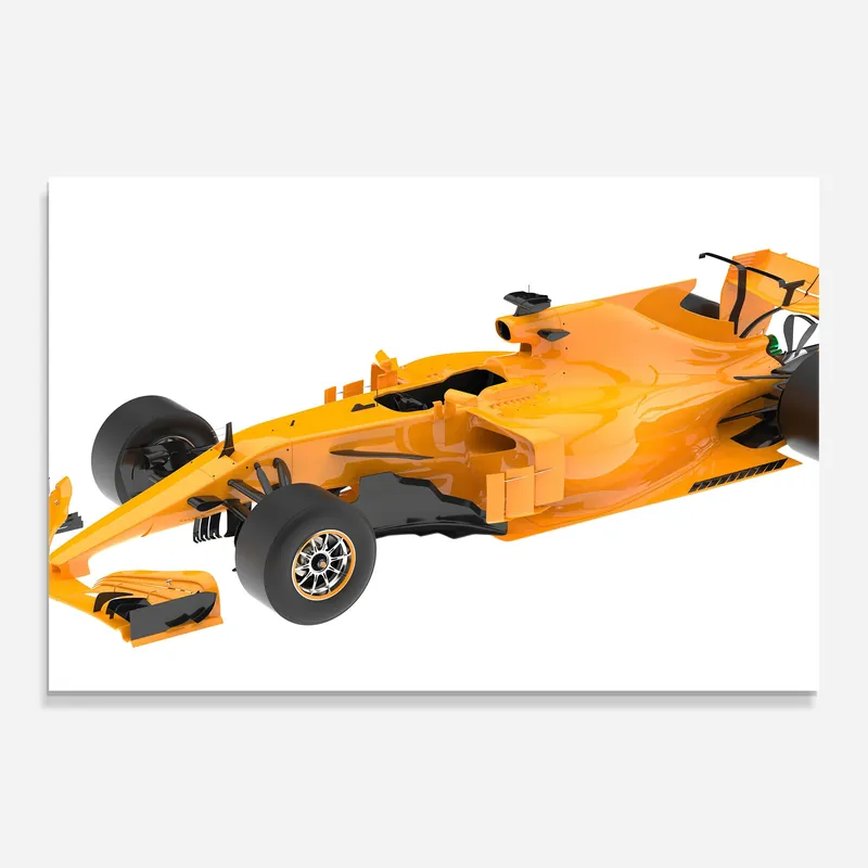 Glasbild Yellow F1 Toy Kostenfreie Lieferung